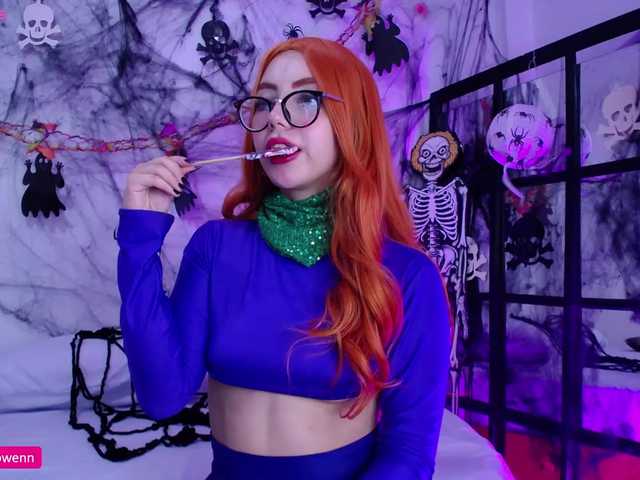 Fényképek Aliceowenn ♥Happy Halloween, come to my spooky room to enjoy my company trick or treat♥Control my domi 100tks in pvt @remain Anal plug in my asshole and dildo in my wet vagina @total