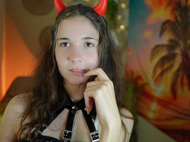 Fényképek AvaTaylor Happy halloween!! #petite #naughty #cute #brunette #18 Let me be your cute devil tonigh