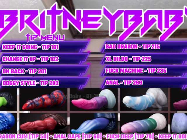 Fényképek BritneyBaby Teen Cam (18+) - New Menu Options - [ Fuck Machine @ Goal @remain tokens until goal is reached ]