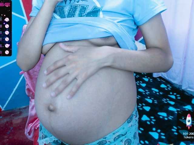 Fényképek Milk-Kima hi guys, im new here with my belly❤ #new #latina #bigboobs #pregnant #teen #cum