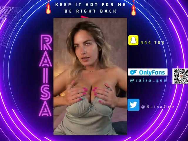 Fényképek Raisa1gee Help me to reach my goal Lick my nipples @remain tok remain.Tip my favorite ones 10251402001111